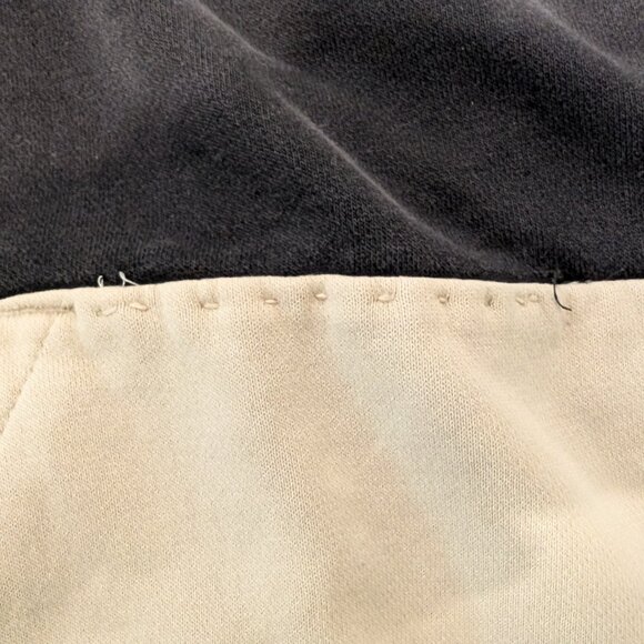 Air Jordan Hoodie "Sewing Project" Cream and Black Size Large - Picture 5 of 7